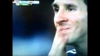 Coupfranc raté de Messi  Coupe du Monde 2014 quotCallens Sébastienquot [upl. by Ailehpo]