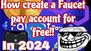 How to Create a FaucetPay Account StepbyStep Guide one of the best crypto wallet 2024 🔥🔥 [upl. by Montanez]