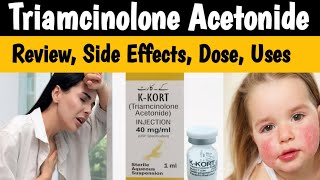 Kenacort Injection Uses and Side Effects  KKort Injection Uses in Urdu  Triamcinolone acetonide [upl. by Kred]