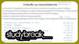 Einkunftsarten Einkünfte aus Gewerbebetrieb  Unternehmensbesteuerung [upl. by Ahsienek888]