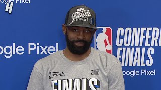 Kyrie Irving talks Game 5 Win vs Timberwolves Postgame Interview 🎤 [upl. by Greerson128]