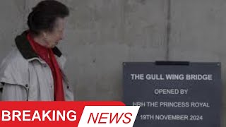 Royal Family Makes Delightful Announcement  Princess Anne Opens Gull Wing Bridge [upl. by Trace]