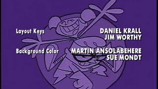 Dexters Laboratory End Credits [upl. by Sidney]