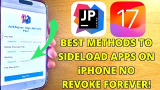 Best Ways To Install IPA Files on iPhone iOS 1718 NO ComputerRevoke Sideload Apps EASILY [upl. by Fraya187]