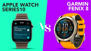 Apple Watch Series 10 vs Garmin Fenix 8 [upl. by Akimit]