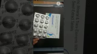 ZINCOMED TABLETS HOW TO USE AND PRICE IN HINDI shorts ytshorts medicineknowledge ZINCOMEDTABLETS [upl. by Andros]