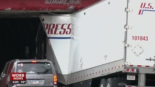 The can opener strikes again as another semi in Louisville gets struck [upl. by Cormack]