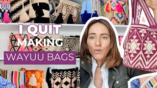 Why I Quit Making 1T Wayuu Bags How I Met the Artisans [upl. by Garmaise]