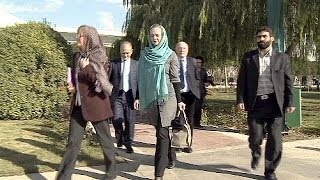 EU parliamentarians visiting Iran meet female MPs [upl. by Wendelina163]