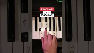 Solas Easy Piano Tutorial shorts [upl. by Holman361]