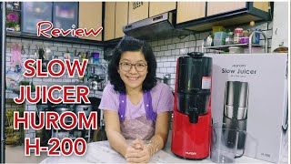 Review Slow Juicer Hurom H200 [upl. by Belmonte]