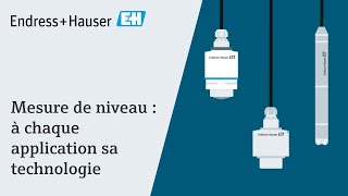 Mesure de niveau  à chaque application sa technologie  Mesure de niveau ultrason  endresshauser [upl. by Dwinnell297]