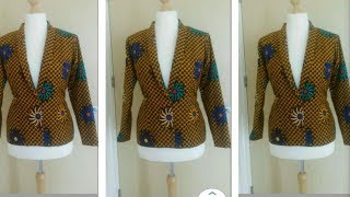 How to Sew Shawl JacketBlazer [upl. by Swihart]