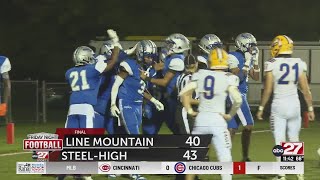 SteelHigh holds off Line Mountain in Week 6 [upl. by Celinda]