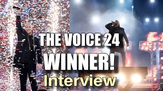 THE VOICE 24 Winner Huntley Interview [upl. by Essilec]