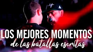 Los MEJORES MOMENTOS de la HISTORIA de las BATALLAS ESCRITAS  Batallas De Gallos Rap [upl. by Basil859]