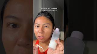 Exfoliating toner 101 facetoner bareminerals exfoliatingtoner shorts AndreaMateOfficial [upl. by Sedecrem]