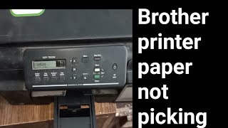 brother printer not picking paper [upl. by Vladimar530]