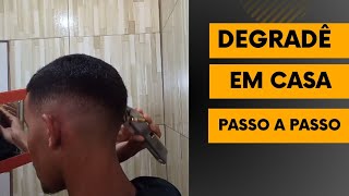 CORTANDO MEU PRÓPRIO CABELO EM CASA DEGRADÊ MID FADE [upl. by Lenna471]