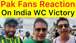 Pak fans reaction on INDIA World Cup victory  Pakistan team should learn from Indian players [upl. by Barbaraanne]