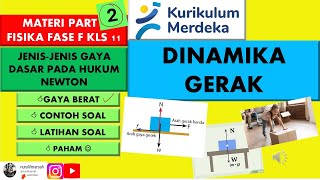 MATERI DINAMIKA kelas 11 bag 2 GAYA BERAT Kurikulum Merdeka [upl. by Jammal355]