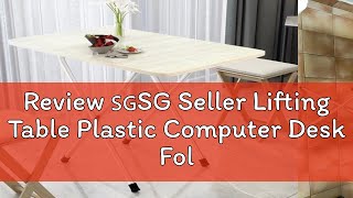 Review 🇸🇬SG Seller Lifting Table Plastic Computer Desk Folding Table Simple Table Desk Folding St [upl. by Oniotna]