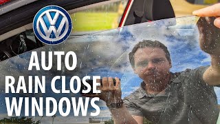 VW auto RAIN CLOSE windows enabling via VCDS [upl. by Gnous]