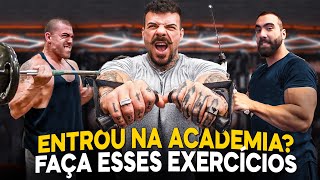 10 EXERCÍCIOS QUE TODO INICIANTE PRECISA FAZER NA ACADEMIA ​⁠LeandroTwin 4FitClub [upl. by Seline]