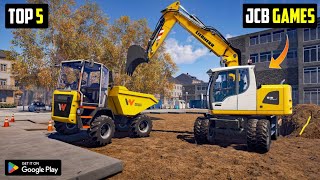 Top 5 jcb games for android  Best jcb games for android offline [upl. by Shela]