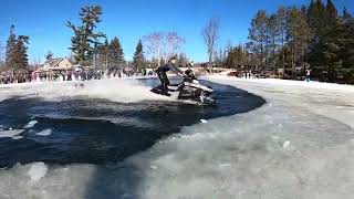 Pickerel Lake 2023  Sleds Skimming Water PT1 [upl. by Annabel]