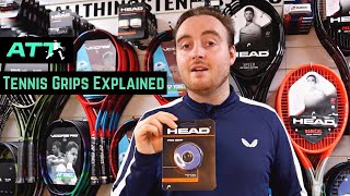 Whats the Difference Between Overgrips and Replacement Grips  Tennis Grips Explained [upl. by Nodmac]