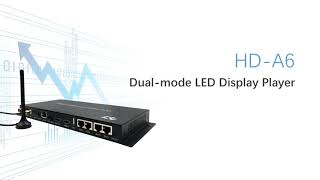 Dualmode LED Display Player HDA6 Applicatiion Case [upl. by Brenn773]