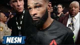 NESN UFC Show Tyron Woodley Cyborg Get Ready To Throw Down At UFC 214 [upl. by Jermaine]