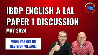 IBDP English A May 2024 Paper 1  Chat GPT  Close Reading [upl. by Sheila]