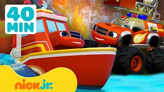 Blaze and the Monster Machines  Feuerwehrauto und KrankenwagenNotrettungsaktionen 🚒🚑  Nick Jr [upl. by Oal]