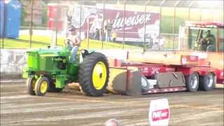 10500LB NON TURBO FARM TRACTORS PULLING DARLINGTON WI JULY 112013 [upl. by Wilkens377]