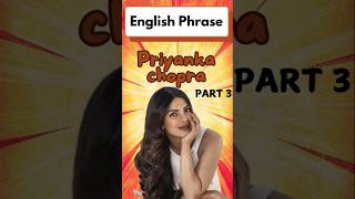 Sweat tears amp blood  Learn English with Priyanka Chopra shorts [upl. by Meikah]