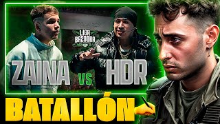 🔥 SE REPICÓ 🔥 BLON REACCIONA A ZAINA VS HDR ligabazooka [upl. by Mcnully]