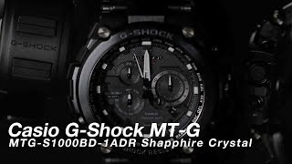 Casio GShock MTGS1000BD1ADR Sapphire Crystal [upl. by Hanley]