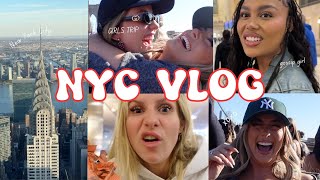 NYC VLOG  GIRLS TRIP 🗽🍎🚕 [upl. by Ariem]