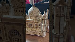 Taj Mahal Palace of Love hobby 3d puzzle woodart woodcrafts woodcraft mechanicalmodels [upl. by Loziram]