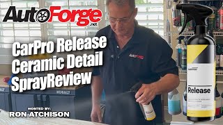 CarPro Release Ceramic Detail Spray  Use On Freshly Applied Ceramic Coatings  Review amp How To [upl. by Narad817]