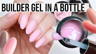 Builder Gel For Beginners  How To Use A Builder In A Bottle 💗 [upl. by Stetson]