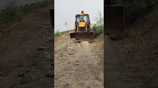 Jcb stunt  jcb doing stunt  jcb wala gana shortsvideo [upl. by Acnairb849]