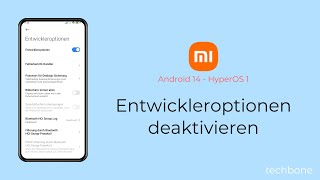 Entwickleroptionen deaktivieren  Xiaomi Android 14  HyperOS 1 [upl. by Alecia607]