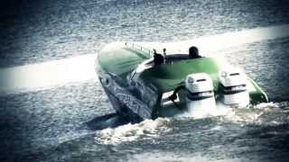 TEAM EXTREME MEASURES  Power boat racing in the Caribbean [upl. by Niatsirt]