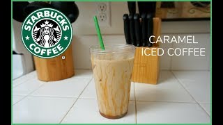 Caramel Iced Coffee Recipe [upl. by Olifoet]