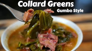 The Recipe That Will Take Your Thanksgiving To The Next Level  Gumbo Style Collard Greens [upl. by Arnaud]