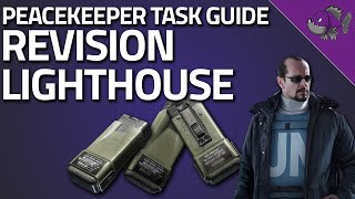 Revision Lighthouse  Peacekeeper Task Guide  Escape From Tarkov [upl. by Aehsa]