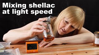 Mixing shellac at light speed [upl. by Yeorgi]